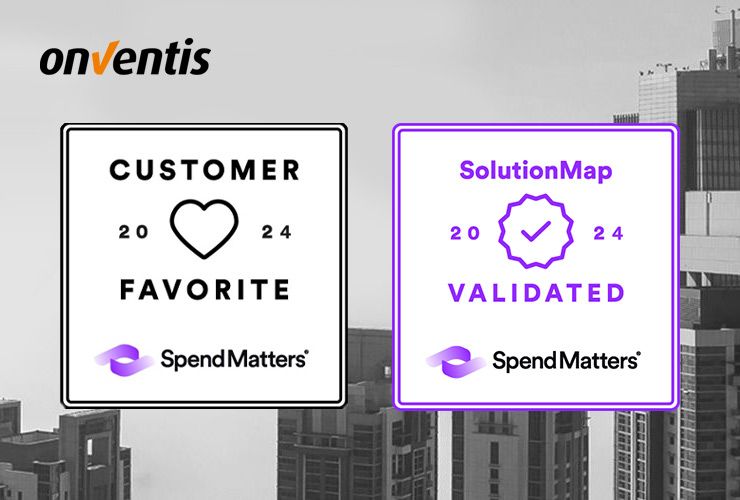 Onventis élu favori des clients dans la SolutionMap de Spend Matters du Printemps 2024