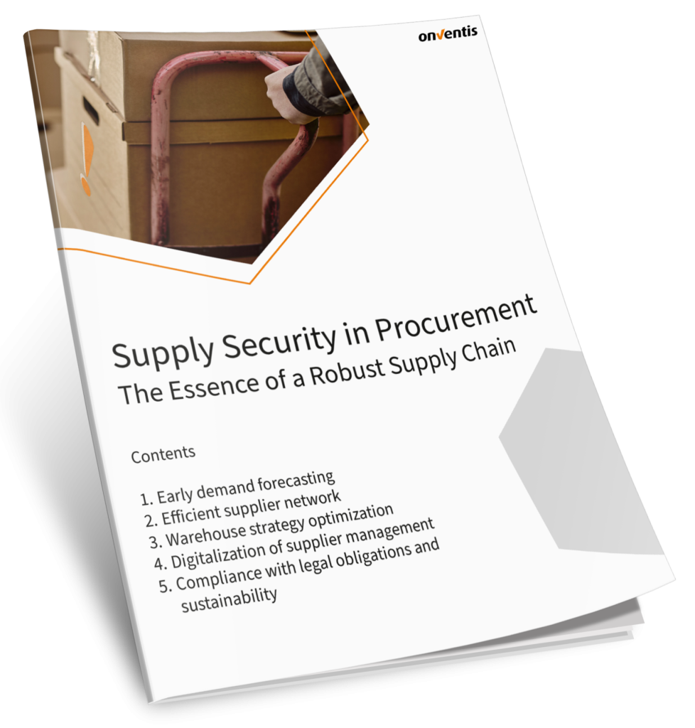 Ensure supply reliability in your procurement processes with this guide. Discover systematic measures to anchor security of supply and maintain smooth business operations.