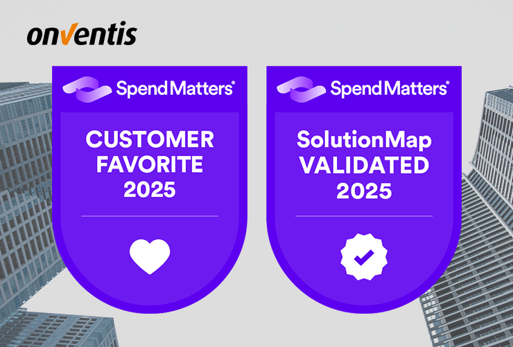 Onventis doublement récompensé par Spend Matters pour la SolutionMap Spring 2025