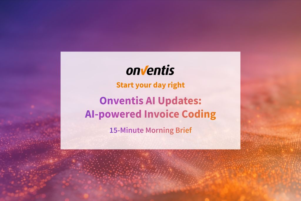 Onventis AI Updates: AI-Powered Invoice Coding: Rethinking Invoice Processing